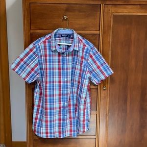 Summer weight cotton button shirt